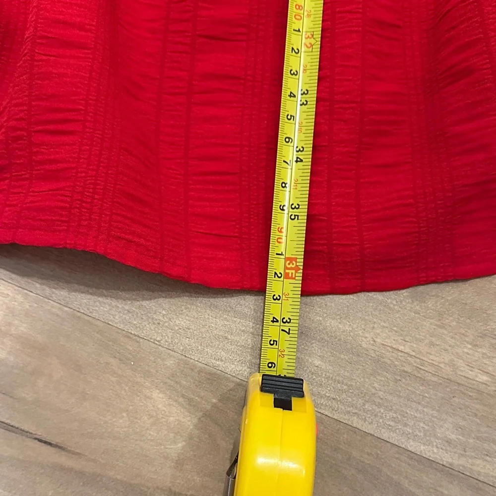 Comfortable Red Mini Dress - Picture 3 of 5